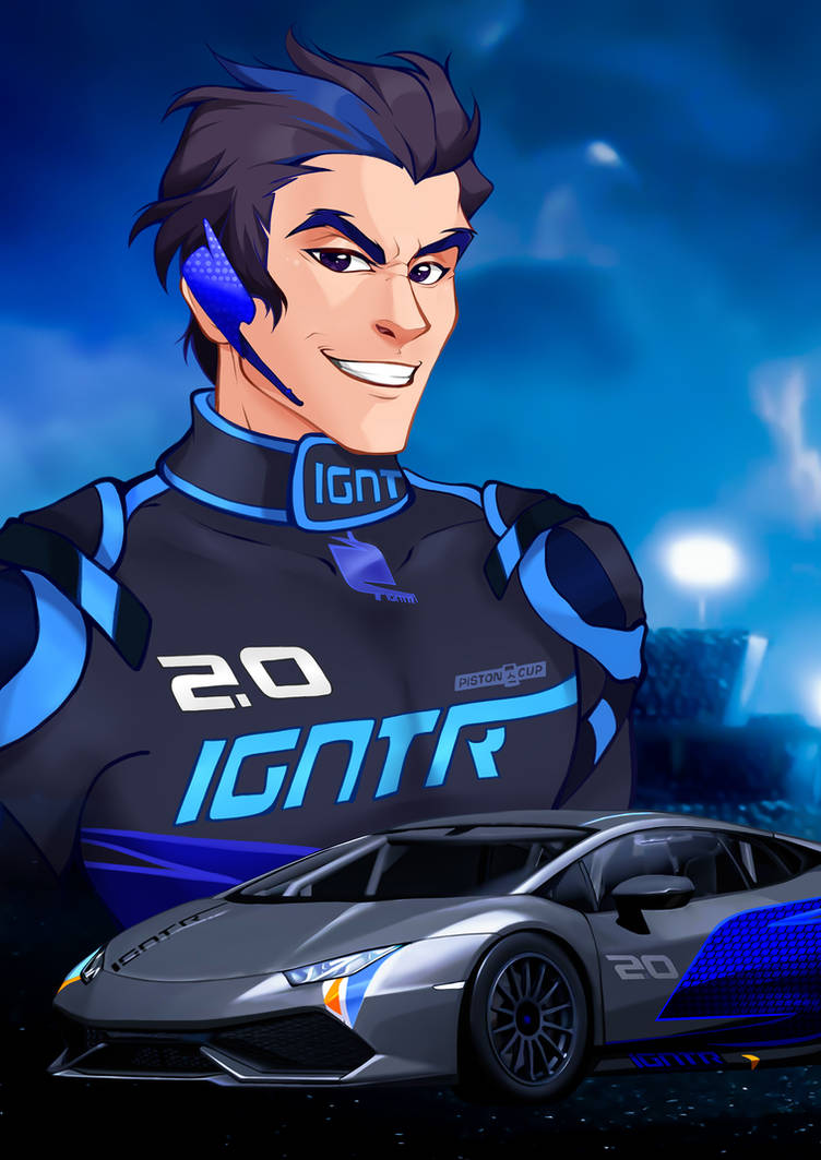 Jackson Storm and his car human version by Rabies-Lyssavirus on DeviantArt