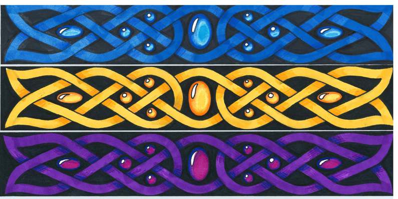 Celtic Knotwork Bookmarks 2