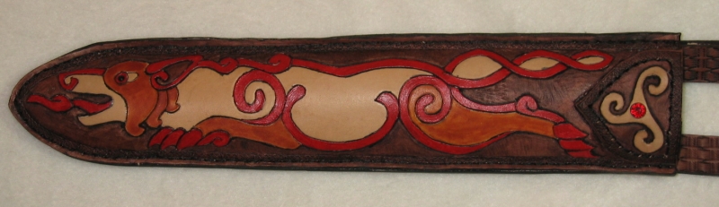 Wolf Dagger Sheath