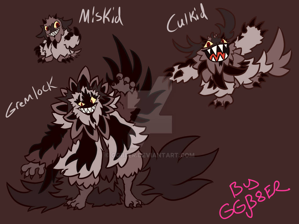 Miskid Fakemon Line by GgB8er on DeviantArt