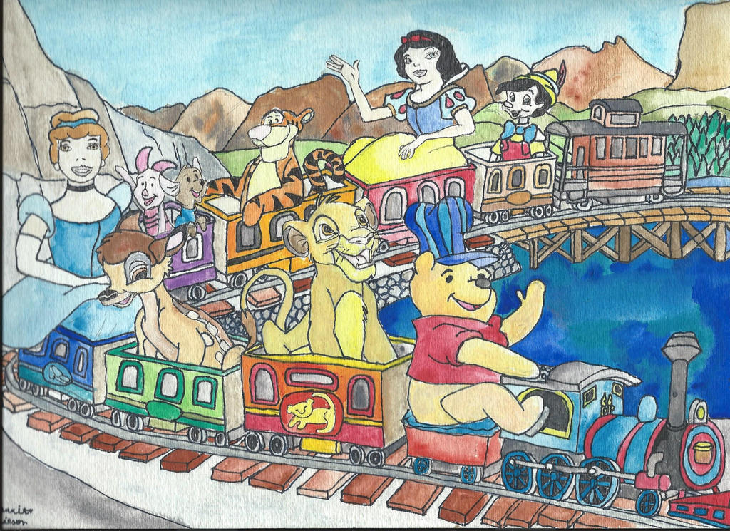 The Disney Train by merrittwilson on DeviantArt