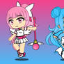 Vivi and Melonie's Magical Girl Weapons