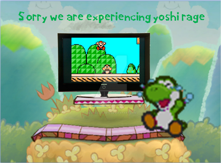 sad yoshi by bluegallade10 on DeviantArt
