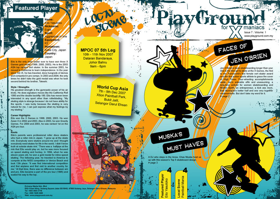 Playground Newsletter 01 by gummyleen on DeviantArt