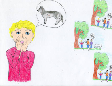 The Little Boy Who Cried Wolf Page 5