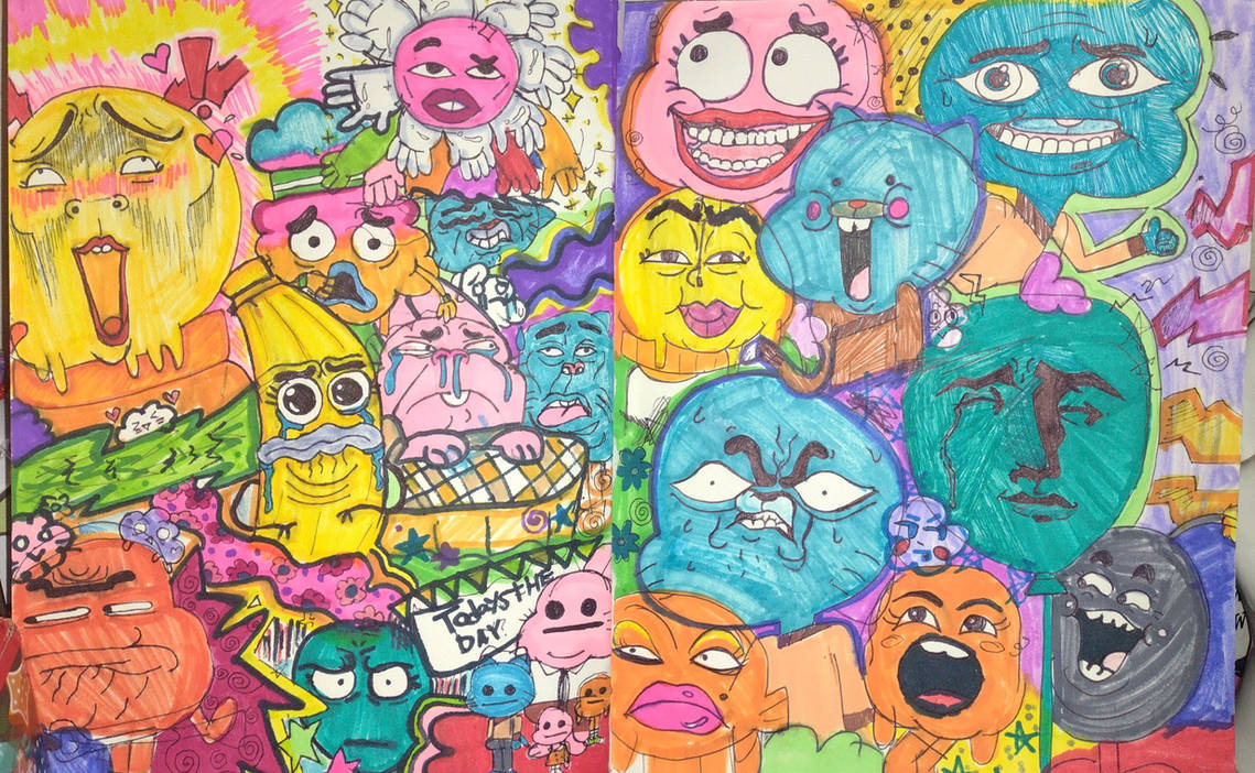 The amazing world of gumball (full drawing) by yourstrulycyn0 on DeviantArt