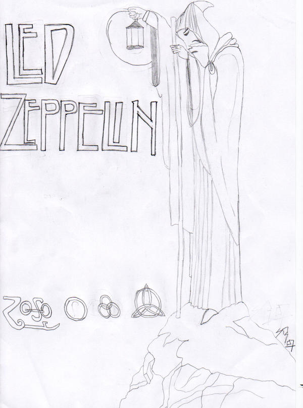 Led Zeppelin Line Drawing Led Zeppelin by captainamerica94 on DeviantArt