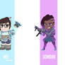 Overwatch - Mei, Sombra, Reinhardt