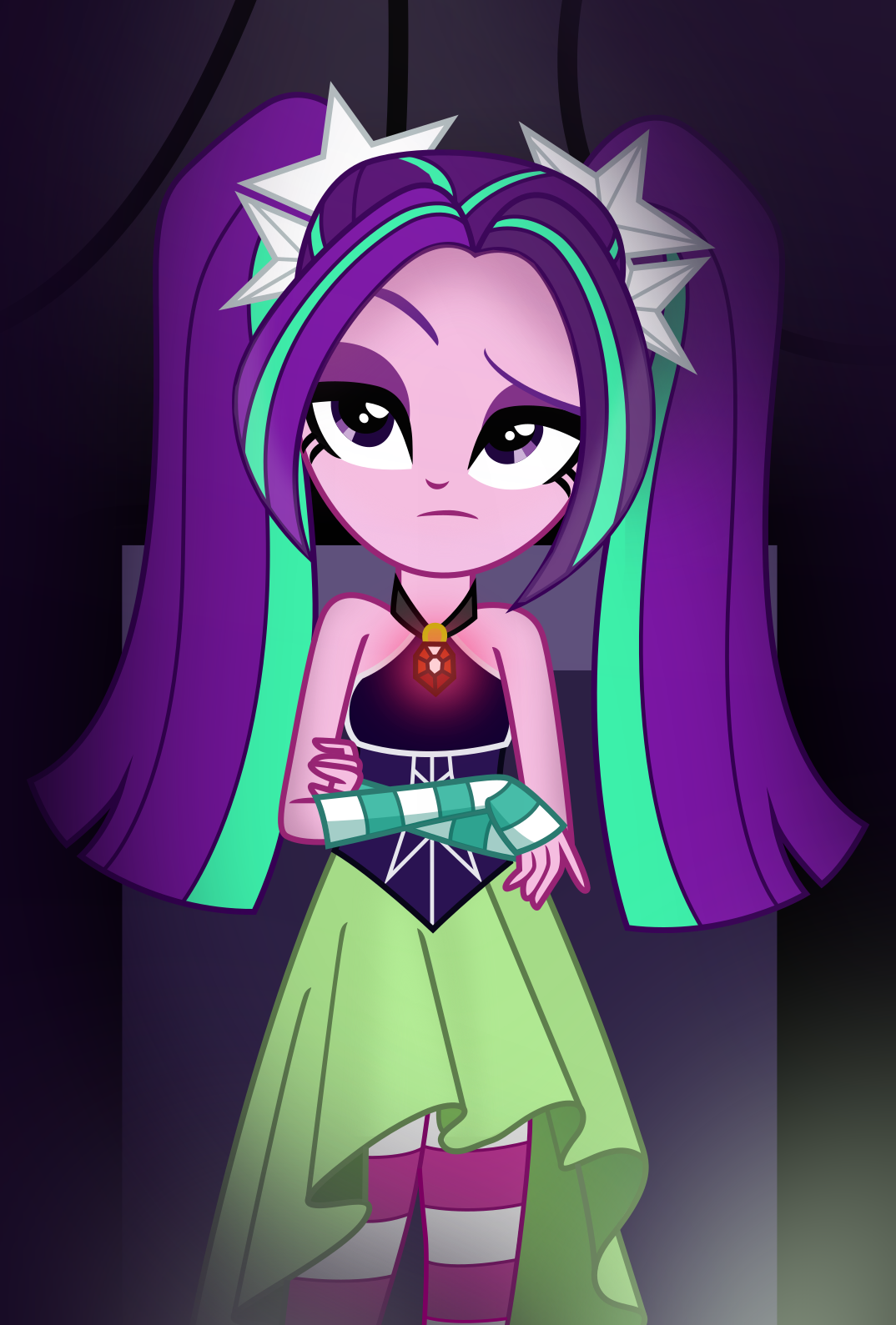 Aria Blaze by JennaheartVA on DeviantArt