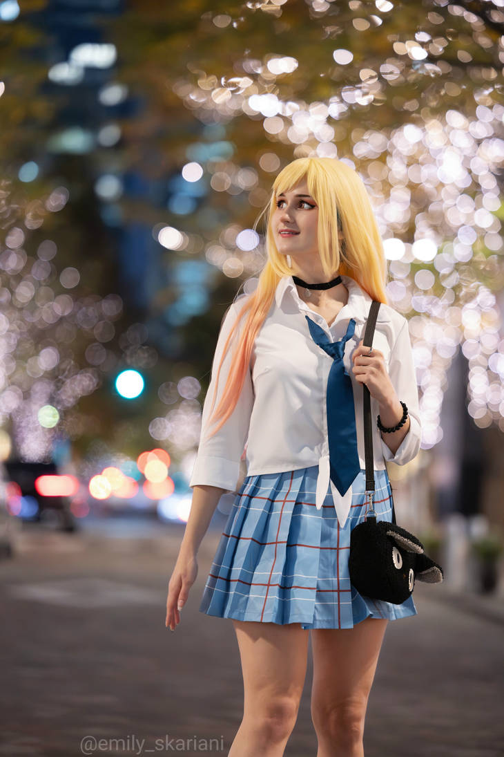 my dress up darling cosplay Galintew - My Dress Up Darling Kitagawa Marin Cosplay Costume / Wig / Set