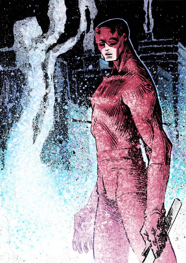 Daredevil Comic Rooftops daredevil rooftops color by laseraw on DeviantArt