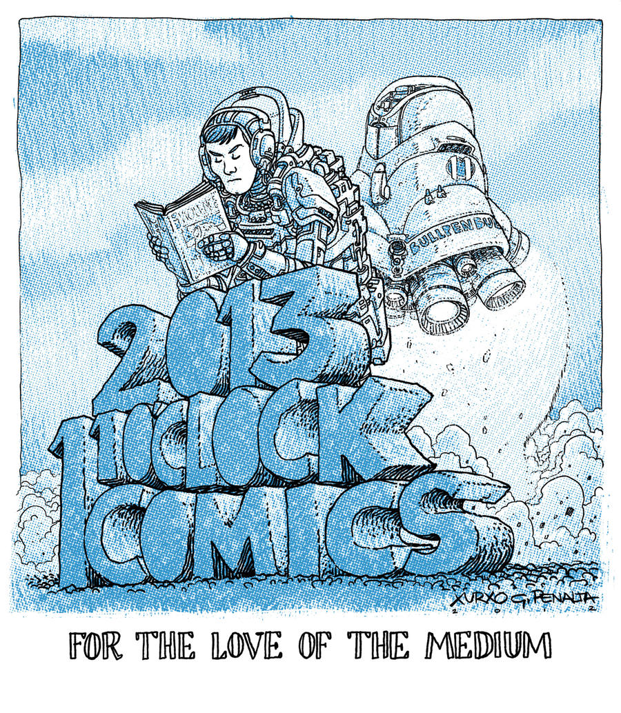 11 o'clock comics podcast 2013 pic by laseraw