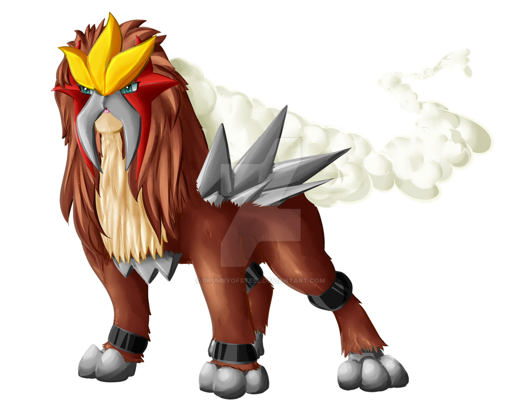 Entei by BrumbyOfSteel on DeviantArt