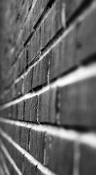 Black and White Brick Wall