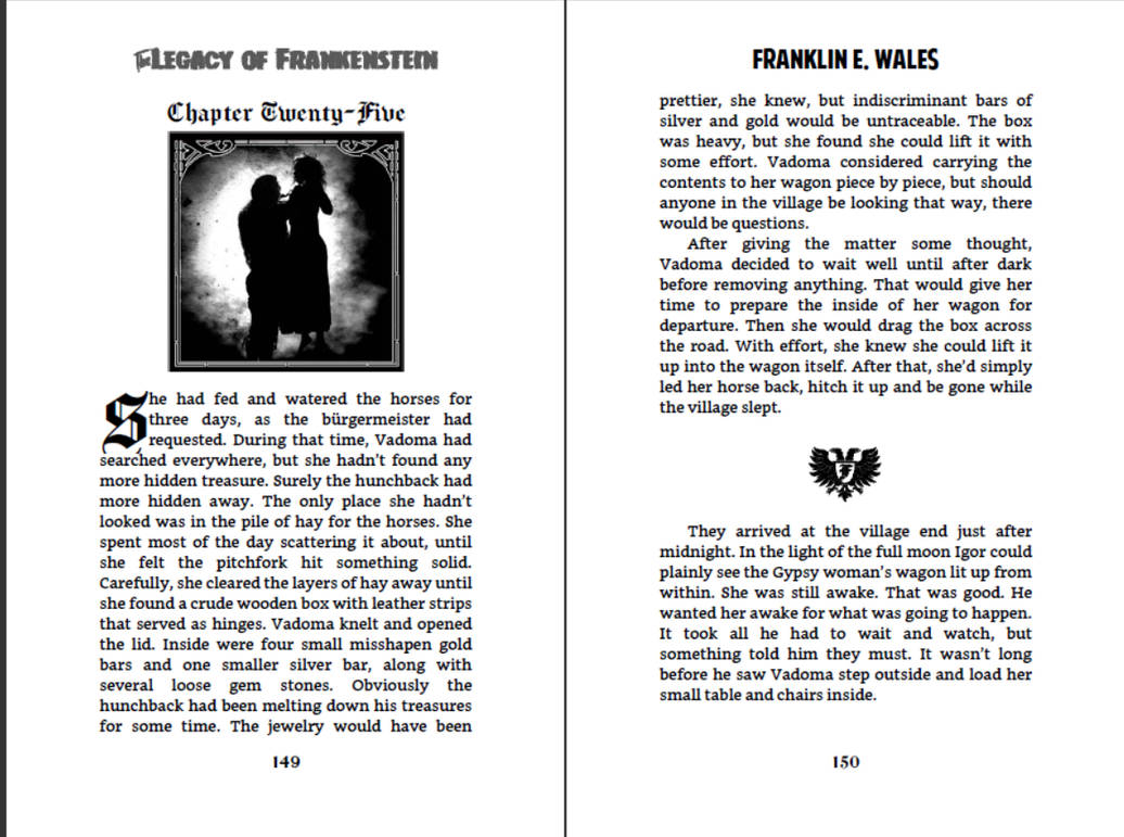 Frankenstein Layout Sample The Legacy of Frankenstein - Sample Pages 2 by JeffreyKosh on DeviantArt