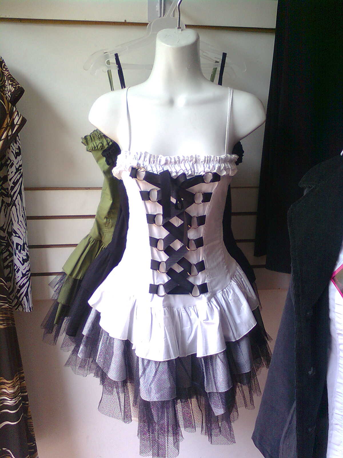 Gothic White Dress