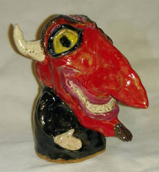 Devil Puppet for Punch and Judy Show