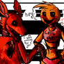 Foxy and Toy Chica