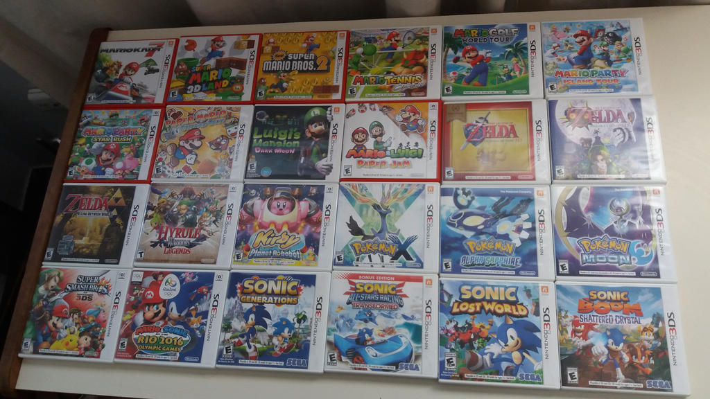 Coleccion Juegos 3DS 2016 by 95DArts on DeviantArt