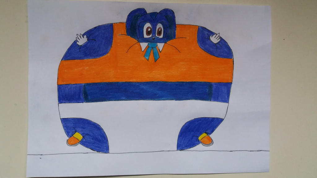 Cream Blueberry Inflation by 95DArts on DeviantArt