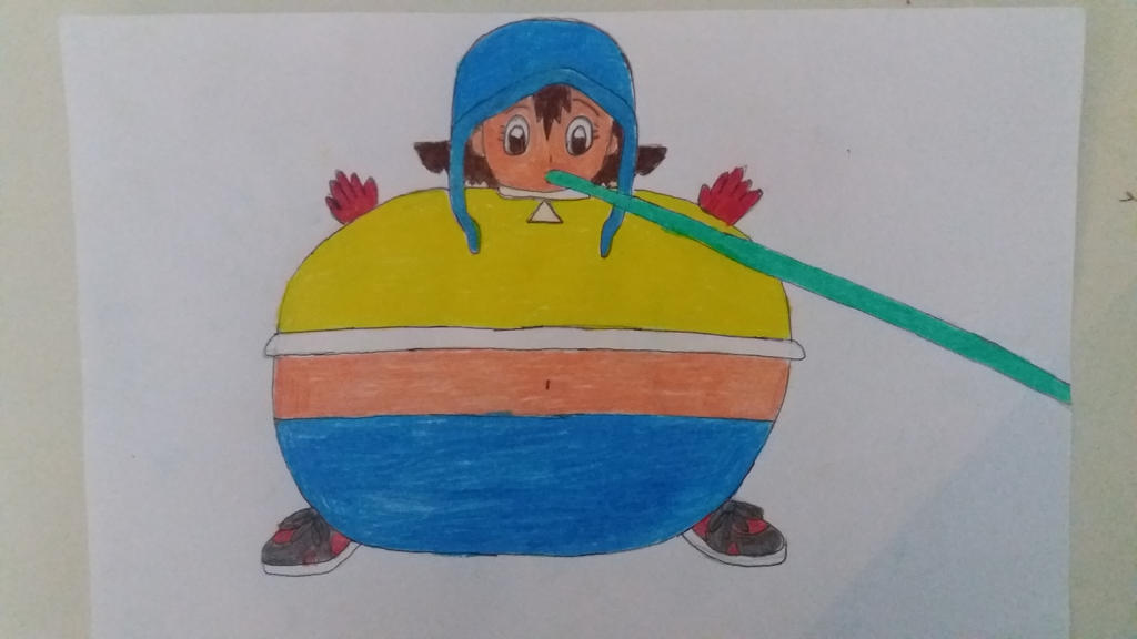 Sora Inflation by Helium Part 3 by 95DArts on DeviantArt