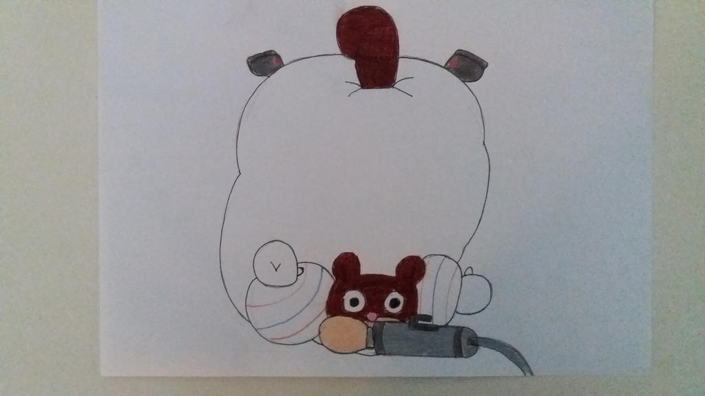 Sandy Cheeks Vacuum Inflation by 95DArts on DeviantArt