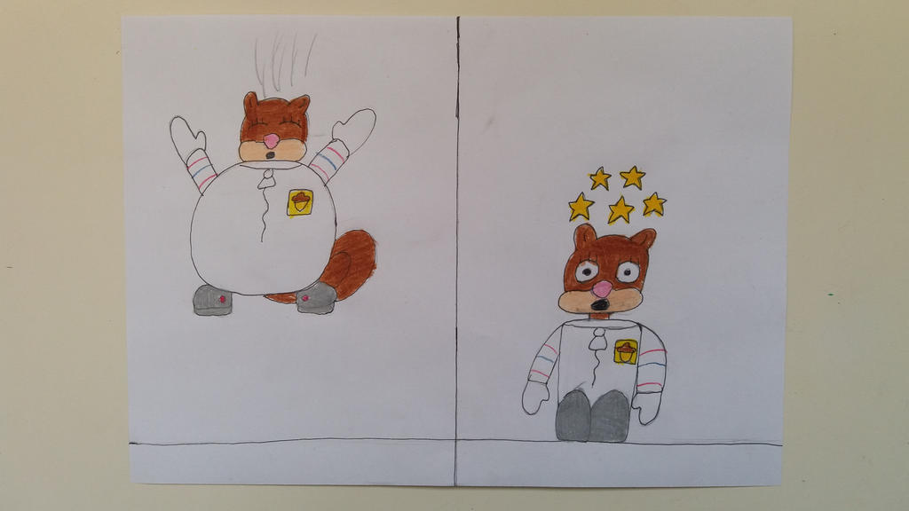 Sandy Cheeks Inflated and Deflated Part 5 (Final) by 95DArts on DeviantArt