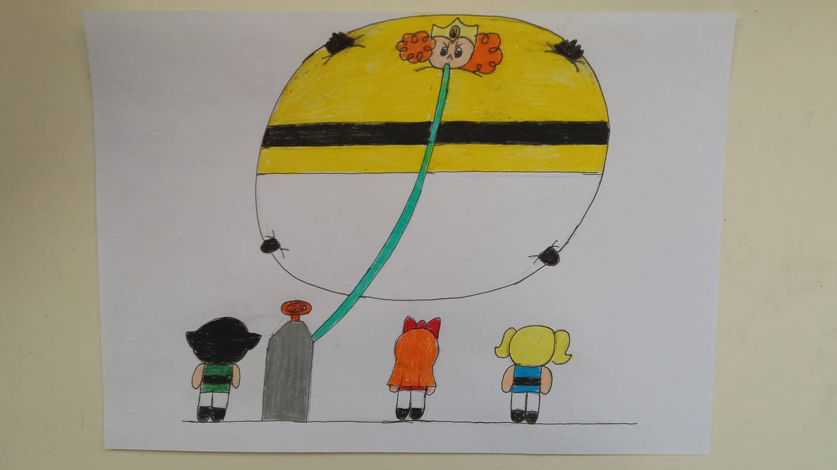 Powerpuff Girls Inflates Princess Morbucks by 95DArts on DeviantArt