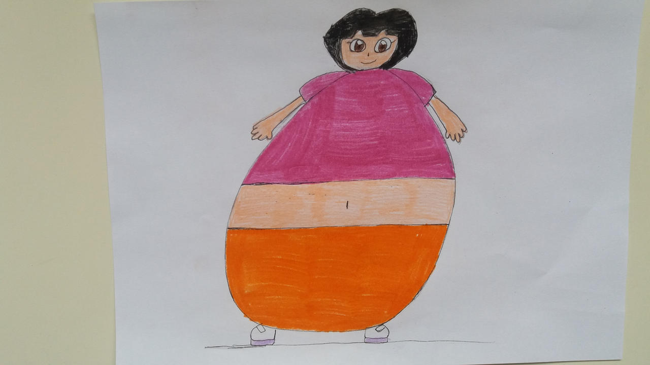Bloated Dora by 95DArts on DeviantArt