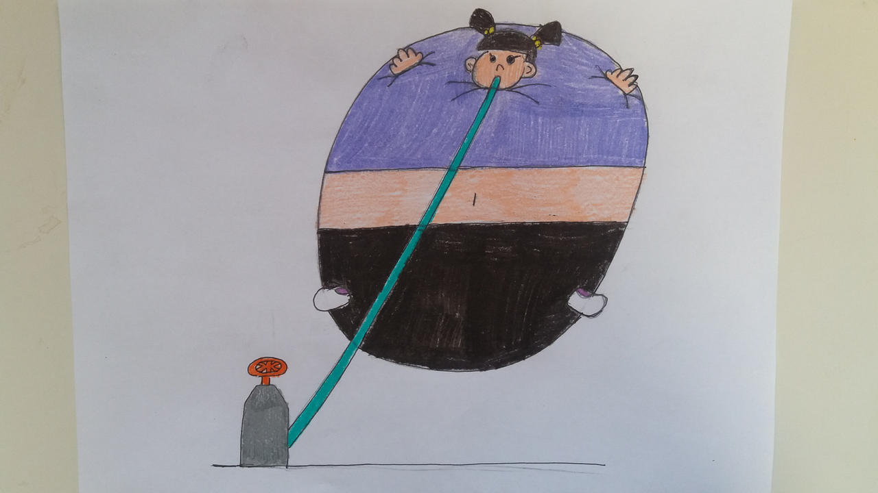 Mushi Sanban Helium Inflation by 95DArts on DeviantArt