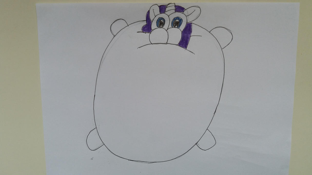 Rarity Uber Inflated by 95DArts on DeviantArt