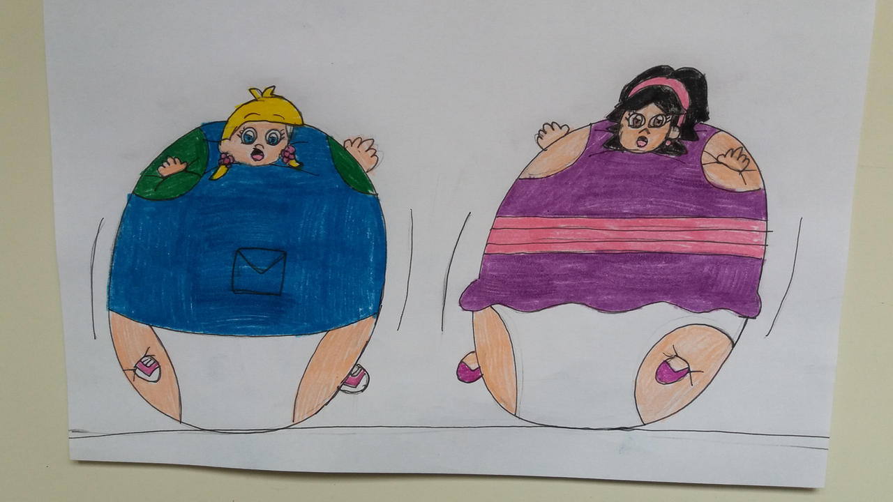Annie and June Inflation and Deflation Part 2 by 95DArts on DeviantArt