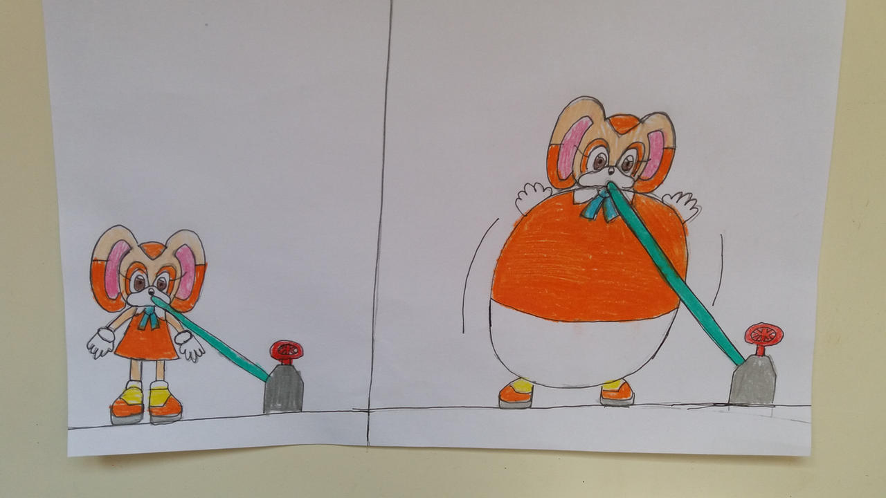 Cream Inflation Part 1 by 95DArts on DeviantArt