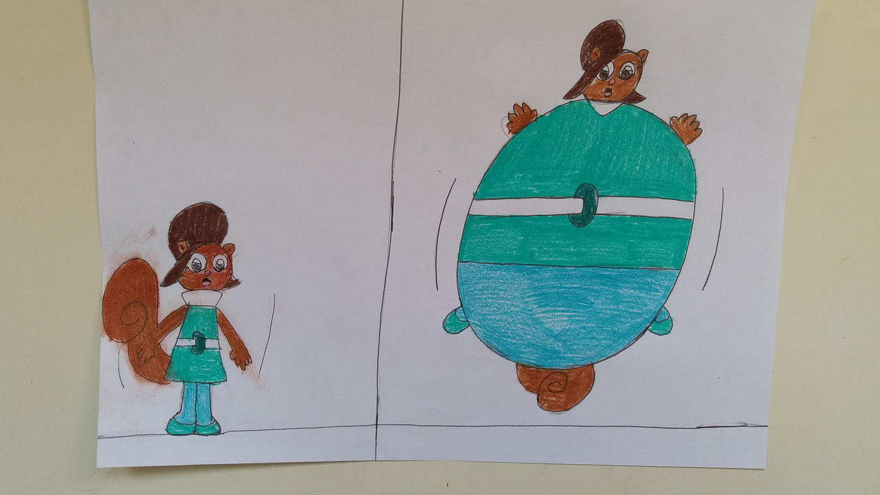 Penny Squirrel Inflation and Deflation Part 1 by 95DArts on DeviantArt