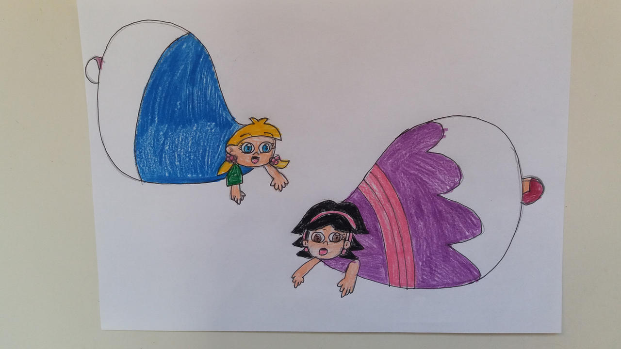 Annie and June Black Magic Inflation Part 2 by 95DArts on DeviantArt