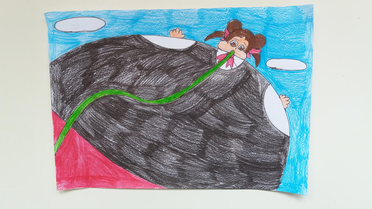 Roxanne Body Inflation by 95DArts on DeviantArt