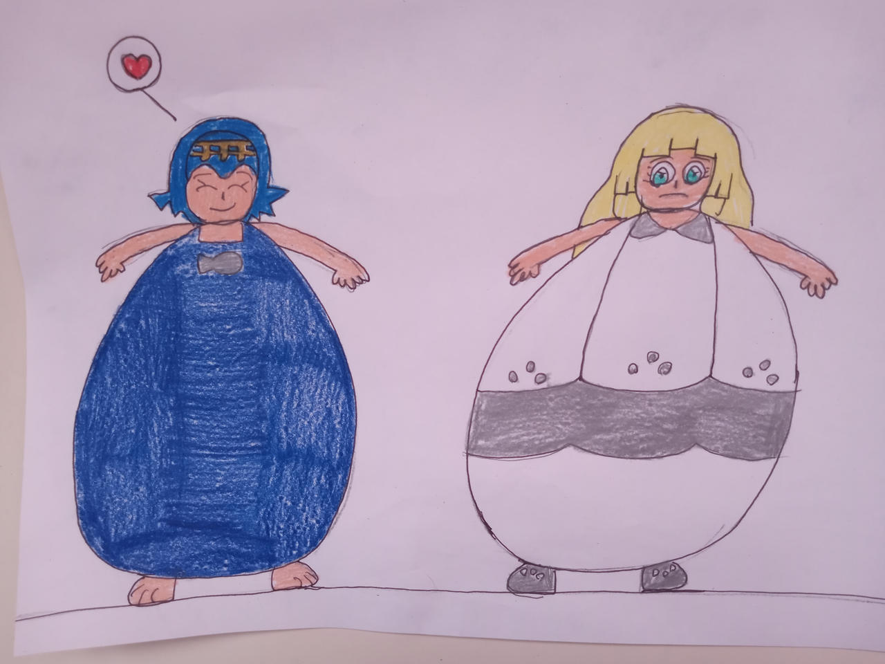 Lana and Lillie Inflation and Deflation Final by 95DArts on DeviantArt