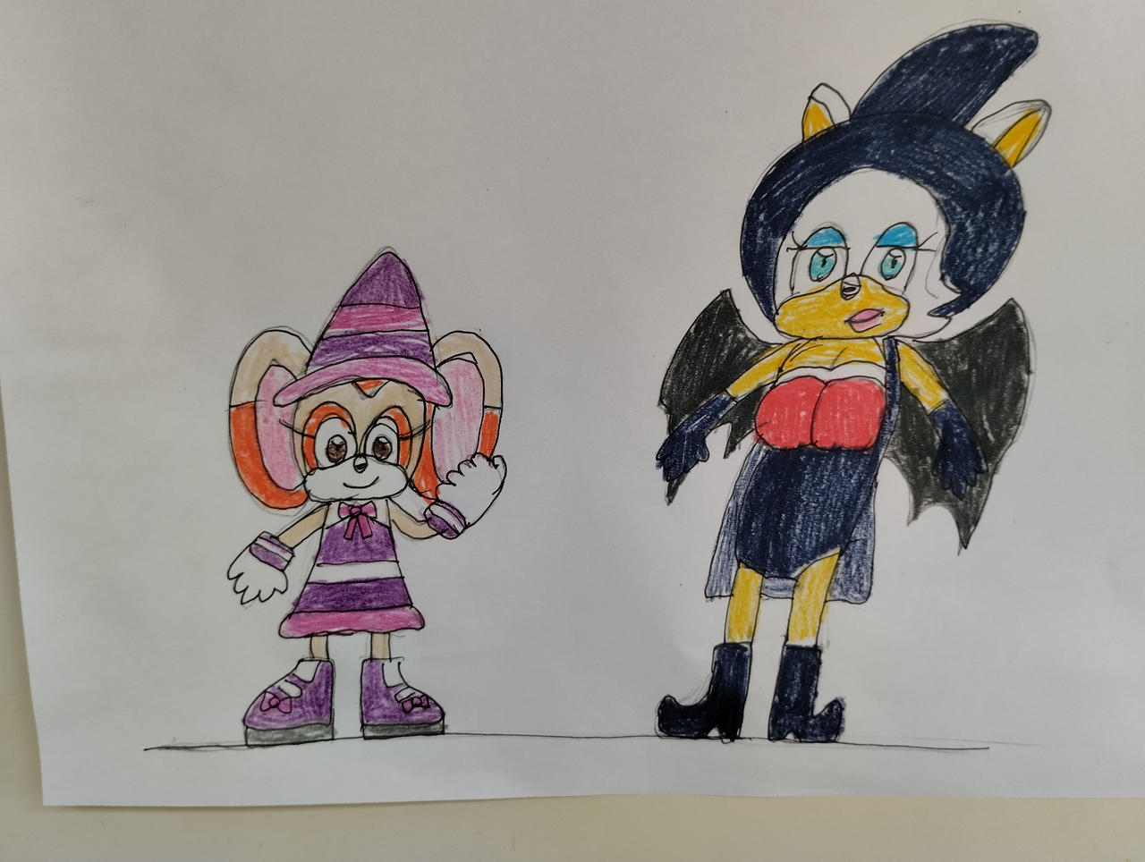 Cream The Rabbit X Rouge Cream and Rouge Witchs by 95DArts on DeviantArt