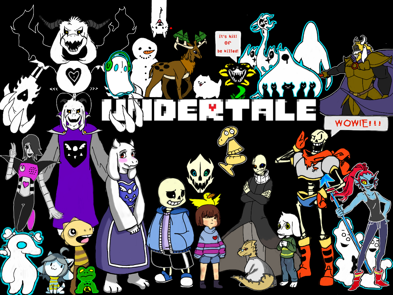 Все участники андертейл