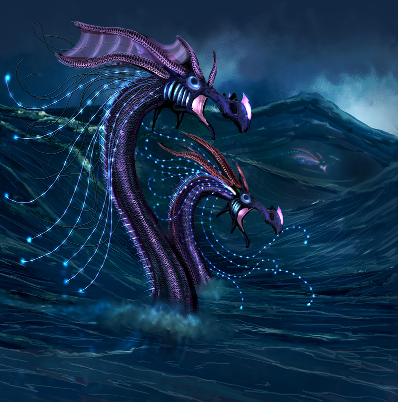 Alien Sea Dragons Concept