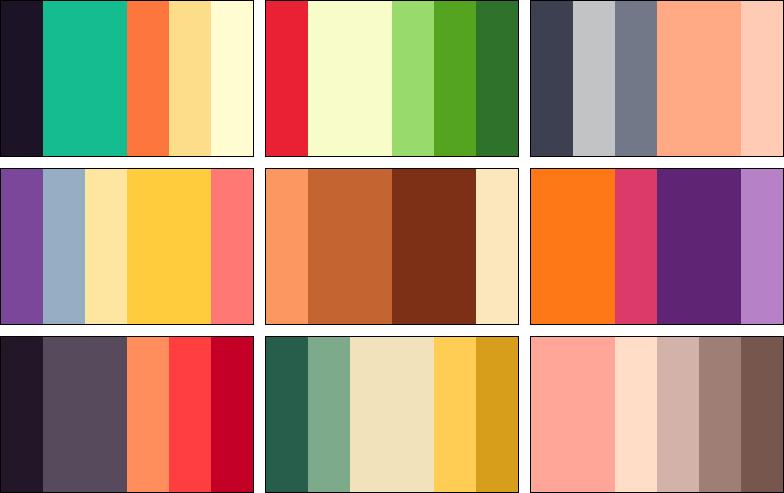 color palettes!