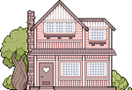 pixel house
