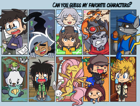 Can You Guess My Favorite Characters MEME