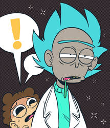 Space Grandpa and Concerned Child