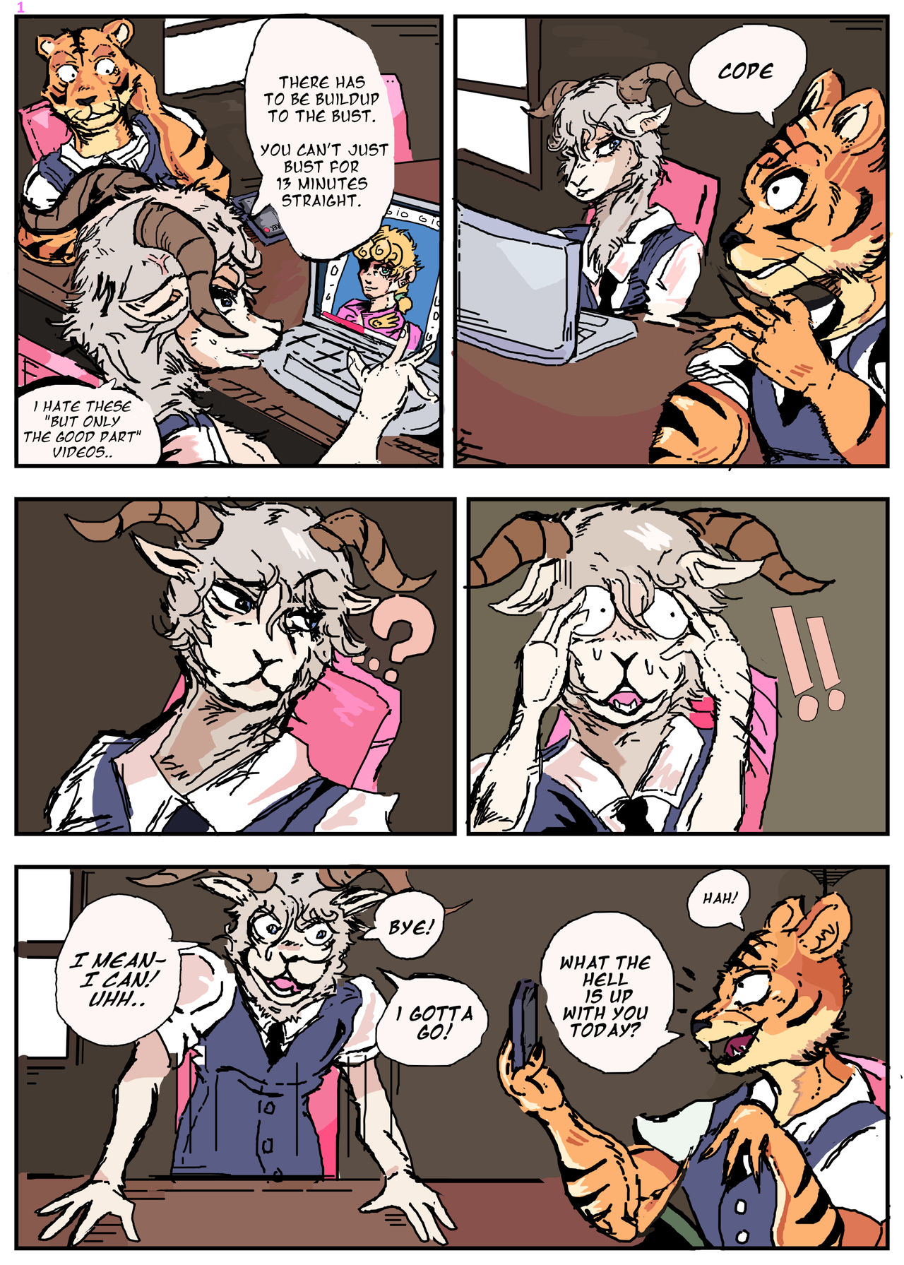 turning a discord conversation into a comic (1/2) by Fuzrok on