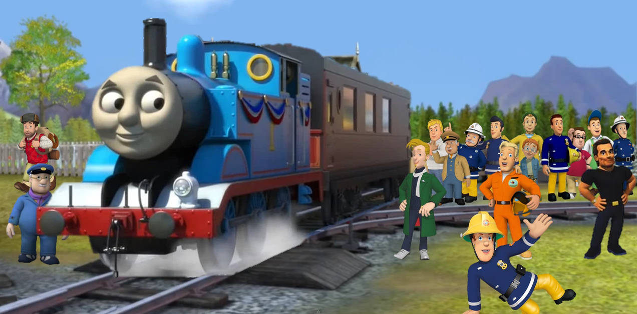Thomas And Fireman Sam 2 By FlyingScotsman100 On DeviantArt thomas-and-fireman-sam-2-by-flyingscotsman100-on-deviantart