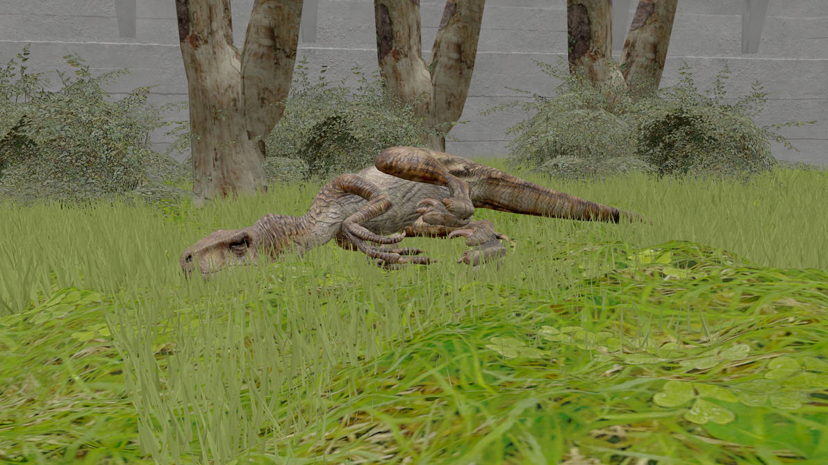 (SFM/Jurassic Park) Velociraptor Sleeping by pizzalover2010 on DeviantArt