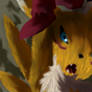 Renamon attacking realistic