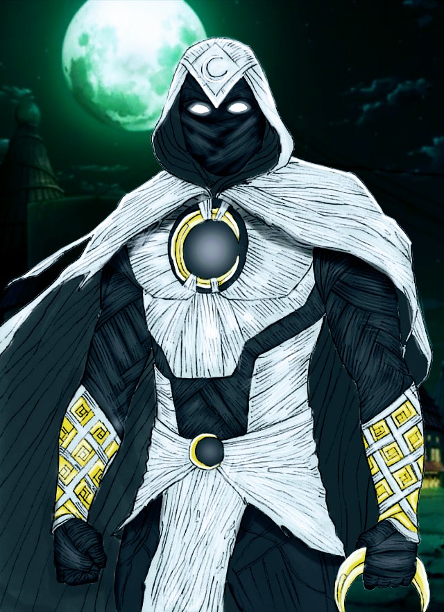 Moon Knight Season 2 hasn't been announced but here's my Jake Lockley  design anyways, based it on the ultimate Moon Knight design. Don't…