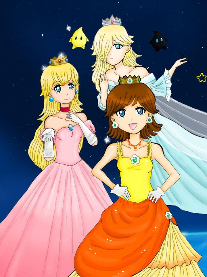 Nintendo Princesses by fabprincesscut on DeviantArt